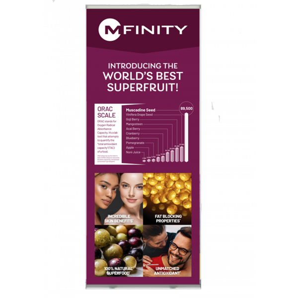 MFinity Roll-Up Banner - World's best